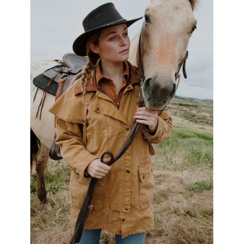 Duster Jacket Mustard - Canvas outdoor jacket