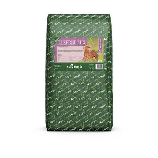 Glyx-Wiese Bio Luzerne Mix - voedingsrijk vezelmengsel uit lucerne en groene haver