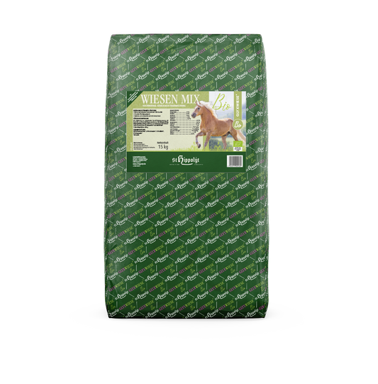 Glyx-Wiese Bio Wiesenmix - vezelmix uit bio weidehooi, lucerne, groenhaver, esparcette