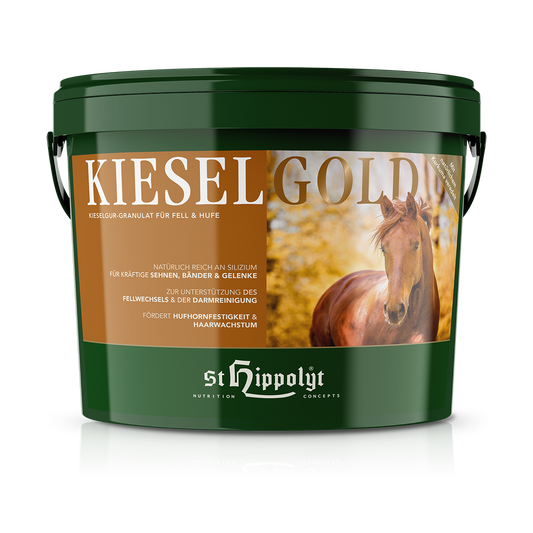 Kieselgold - Kieselgur voor sterk bindweefsel, zijdezachte vacht en gezonde hoeven